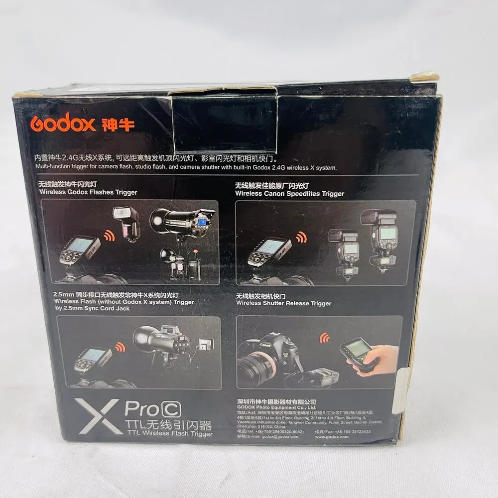 Godox XPro-C TTL Wireless Flash Trigger for Canon 2.4G X System